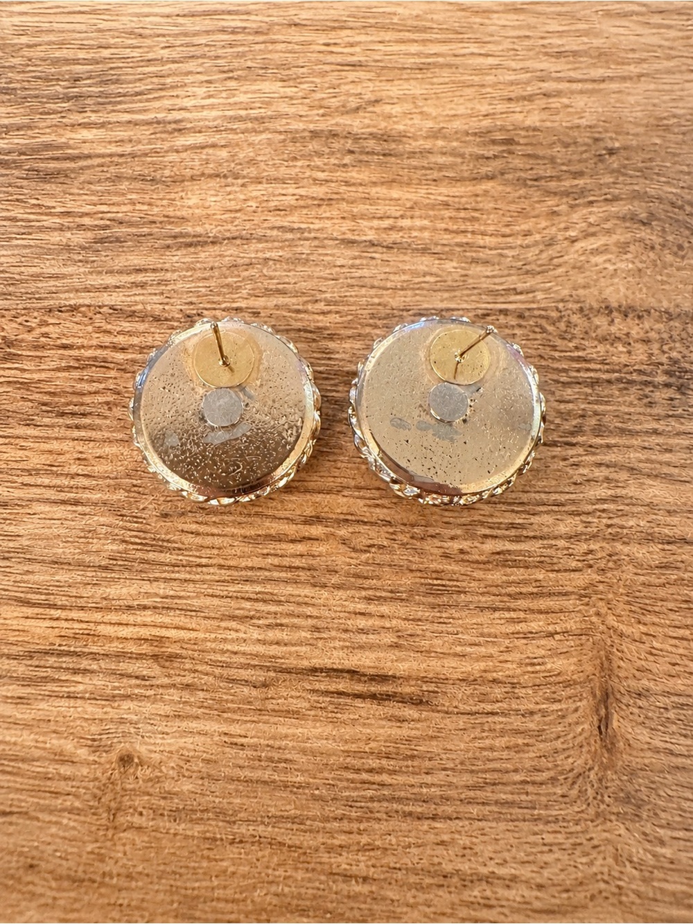 Repurposed CC Button Earrings ⭐ - Picture 2 of 2